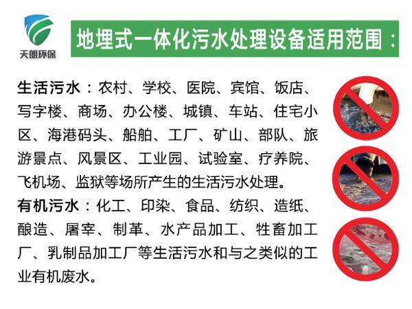 地埋式一體化污水處理設備